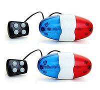 Dxoniislh 2 campanas de bicicleta con 6 luces LED de 4 tonos, luz LED, sirena electrónica, accesorios de bicicleta para niños