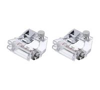 Dxoniislh 2X 6290 Accesorios para Máquinas de Coser con Prensatelas para Encuadernación con Cinta Al Bies para Singer, para, para, para, Etc.