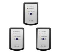 Dxoniislh 3 x Medidor de polaridad de altavoz negro PH Fase Metro/Fasímetro para Auto Coche