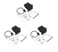 Dxoniislh 3X 2 Bandas Pickup Eq Aeq-2T Ecualizador Juego de Tornillos de Lavadora de Guitarra Acústica para Guitarra