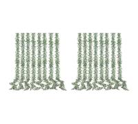 Dxoniislh Guirnalda de Eucalipto Artificial, Paquete de 16 Guirnaldas de Eucalipto Verde, Plantas Colgantes de ImitacióN, Enredaderas, 6 Pies/Hebra para DecoracióN