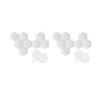 Dxoniislh Paquete de 16 Paneles Acústicos Hexagonales Autoadhesivos, Panel Absorbente de Sonido para Estudios/Estudios de Grabación/Oficinas,