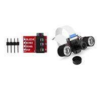 Dxoniislh TRRS - Placa de conexión jack de 3,5 mm con módulo de cámara de visión nocturna para sensor de video OV5647