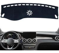 DXQxue Cubre salpicadero de Coche para Benz GLC Class Coupe X253 C253 GLC300 200 220 2016~2020,Alfombrilla Antideslizante salpicadero Coche Decoración Coche Antideslizante