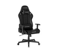 DXRacer Prince L PF132 - Silla de Escritorio para Videojuegos, Oficina, con función basculante, Silla giratoria de Altura Ajustable, Silla ergonómica para PC, Color Negro