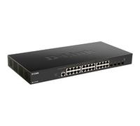 DXS-1210-28T switch Gestionado L2/L3 10G Ethernet (100/1000/10000) 1U Negro, Interruptor/Conmutador Gestionado, L2/L3, 10G Ethernet (100/1000/10000), Montaje en rack, 1U