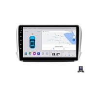 DXSYGMBN Android 14 Radio Coche 2 DIN con Pantalla Táctil De 9 Pulgadas para Peugeot 2008 2013~2020 con Carplay/Android Auto, WiFi/GPS/Bluetooth/RDS/USB/FM/Mandos del Volante,C10 Pro