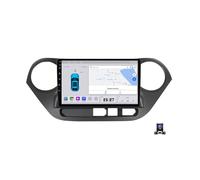 DXSYGMBN Android 14 Radio De Coche 2 DIN Compatible con Hyundai i10 2014~2017 Pantalla Táctil De 9 Pulgadas con Carplay Inalámbrico & Android Auto, Navegación GPS/1080P AHD Cámara/4G WiFi,C20 Pro