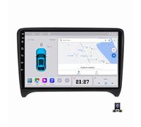 DXSYGMBN Radio De Coche 2 DIN Compatible con Audi TT 2006~2012 Pantalla Táctil De 9 Pulgadas con Carplay Inalámbrico & Android Auto, Navegación GPS/1080P AHD Cámara/4G,C20 Pro