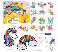 DxxD Diamond Painting Niños, Pintura Diamantes, Juego de Manualidades Regalo Niña 4 5 6 7 8 9 Años, DIY Unicornio Arte Diamante, Mosaico Pegatinas Pintura Actividades Creativas de Bricolaje