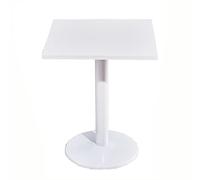 DXYDZSWD Mesa auxiliar cuadrada, mesa de negociación, para bar de exposiciones informales, recepción, cafetería, tienda de té con leche (60 x 60 x 75 cm) (G)