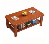 DXYDZSWD Mesa auxiliar, mesa auxiliar de madera maciza para sala de estar, mesa rectangular de ocio/comedor, para dormitorio/estudio (A, 100 x 50 x 50 cm)