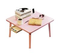 DXYDZSWD Mesa auxiliar plegable, mesa de comedor pequeña, mesa de escritorio simple, mesa de estudio, mesa de laptop, mesa de camping portátil al aire libre (60 cm de diámetro, 30 cm de altura)