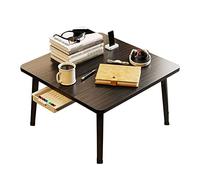 DXYDZSWD Mesa auxiliar plegable, mesa de comedor pequeña, mesa de escritorio simple, mesa de estudio, mesa de laptop, mesa de camping portátil al aire libre (60 cm) (A,30 cm)