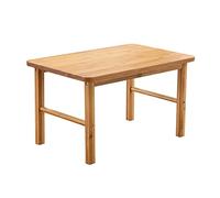 DXYDZSWD Mesa de café, estilo japonés, de bambú, para sala de estar, sofá, mesa auxiliar para sentarse en el suelo, dormitorio, ventana de bahía (60 cm)