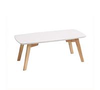 DXYDZSWD Mesa de Centro, Mesa Japonesa de Estilo bajo/Cuadrada de Roble, for Tatami Dormitorio bahía Ventana Sala de té(C,48x30x30cm)