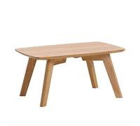 DXYDZSWD Mesa de Centro, Mesa Japonesa de Estilo bajo/Cuadrada de Roble, for Tatami Dormitorio bahía Ventana Sala de té(B,70x40x30cm)