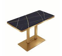 DXYDZSWD Mesa de comedor, mesa de negociación Nordic Ins, para bar de exposiciones informales, recepción, cafetería, tienda de té con leche (120 x 60 x 75 cm) (C)