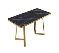 DXYDZSWD Mesa de Comedor nórdica de Estilo Industrial for exposiciones Informales, recepción, cafeterías y teterías (120 x 60 x 75 cm)(A)