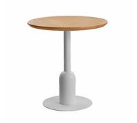 DXYDZSWD Mesa de Comedor Redonda, Mesa de negociación nórdica, Ideal for exhibiciones Informales, recepción, cafeterías y teterías (Alto 75 cm)(A,70cm)