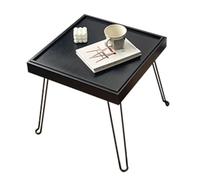 DXYDZSWD Mesa plegable, mesa auxiliar para sofá de sala de estar, mesa de esquina, mesa de café, mesa de jardín al aire libre, bandeja apilada, mesa de camping (color: A)