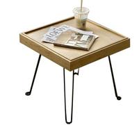 DXYDZSWD Mesa plegable, mesa auxiliar para sofá de sala de estar, mesa de esquina, mesa de café, mesa de jardín al aire libre, bandeja apilada, mesa de camping (color: B)