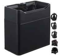 DXYQXL Estación de limpieza automática de portafiltro, removedor eléctrico de café molido de 3 litros con cepillos y raspadores, compatible con portafiltros de 51 mm y 58 mm
