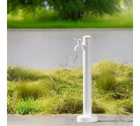 DXYQXL Grifo vertical de acero inoxidable para jardín, diseño moderno con protección integrada contra heladas para jardín, patio y uso al aire libre