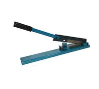 DXYQXL Herramienta de corte de riel DIN, doble ranura con regla de 50 cm, máquina de corte manual de riel guía de mesa para troncos de aluminio ranurados, corte eficiente y preciso