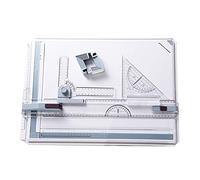 DXYQXL Juego de tablas de dibujo A3 con sistema de medición ajustable, tablero de movimiento paralelo, transportador, localizador de papel y regla deslizante para artistas y diseñadores