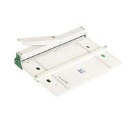 DXYQXL Máquina manual de papel para tiendas de impresión comerciales, grosor de alimentación de papel de 5 mm, 35 cm de ancho, 0,8 mm de profundidad de hendidura, ideal para encuadernación de libros