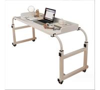 DXYQXL Mesa para cama con altura y longitud ajustables, soporte móvil para laptop con ruedas de 360° para sofá y sillón reclinable