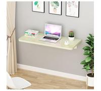 DXYQXL Mesa plegable para montar en la pared, escritorio de pared que ahorra espacio con almacenamiento, diseño de hojas colgantes para comedor y lavandería, soportes resistentes, tamaño compacto
