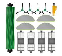 Dxyue 14 Piezas de Repuesto para iRobot Roomba 205 DustCompactor Vac Robot Aspiradora, 1 Cepillo de Rodillo, 4 filtros Hepa, 4 Almohadillas de fregona, 4 cepillos Laterales, 1 Cepillo de Limpieza