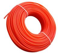 DY.2ten Hilo para Cortabordes Desbrozadora 3,0mm Diámetro - 50m Cables para Recortadoras de Cable, Repuesto Ideal para Garden Grass Strimmer Electrico（Naranja）