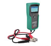 DY2015A - Comprobador de batería de coche de ácido de 12 V/24 V para baterías AGM y de gel, CCA 100-1700, medidor de voltaje, resistencia interna, SOH y carga de arranque con protección contra
