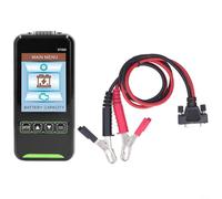 DY222 - Comprobador de batería para vehículos de 12 V y 24 V con pantalla LCD a color de 3,2 pulgadas, para batería de arranque, alternador y sistema de arranque en el taller de automóviles