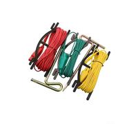 DY4100 Medidor digital de resistencia a tierra, probador de ohmios de 3 rangos con pantalla HD, medición rápida de 5 segundos para energía eléctrica, ferrocarriles, petróleo, incluye líneas de