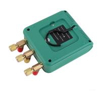 DY523 Medidor de presión digital para aire acondicionado automotriz, prueba de vacío y presión 0-6000 KPa, diagnóstico de fugas con NIST, gancho plegable, carcasa de metal ABS, verde, para servicio de