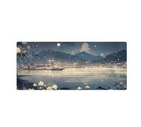 DYAIHL 800x300mm Protector para Ratón y Teclado Gaming Antideslizante Costura Cuidada Alfombra de Ordenador Temática Japón o Añade tu Ilustración Personalizada