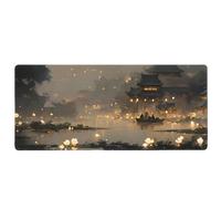 DYAIHL 800x300mm Protector para Ratón y Teclado Gaming Antideslizante Costura Cuidada Alfombra de Ordenador Temática Japón o Añade tu Ilustración Personalizada