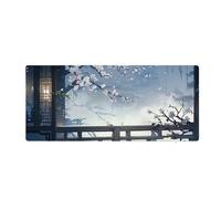 DYAIHL 800x300mm Protector para Ratón y Teclado Gaming Antideslizante Costura Cuidada Alfombra de Ordenador Temática Japón o Añade tu Ilustración Personalizada