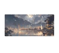 DYAIHL 800x300mm Protector para Ratón y Teclado Gaming Antideslizante Costura Cuidada Alfombra de Ordenador Temática Japón o Añade tu Ilustración Personalizada