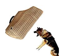 DYALYD Funda protectora para mordidas de perro, funda de yute suave con mango para entrenamiento de perros, ejercicio de mandíbula para fortalecer la masticación, protege el brazo de mordeduras duras