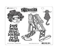 Dyan Reaveley's Dylusions Cling Stamp Collections 8.5"X7"-The Cat & I