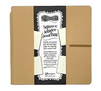 Dyan Reaveley's Dylusions Square Ledger Journal 8.625X8.625"-Kraft