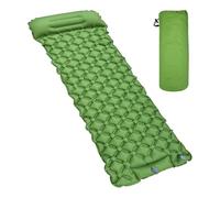 Dyaucwpo Colchón Autoinflable, Esterilla Camping 5CM, Colchoneta de Camping Inflable Ultraligera para Dormir, Colchoneta Autoinflable Portatíl, Colchon Hinchable con Almohada y Bomba de Pie