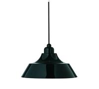 Dyberg Larsen 6124 - Lámpara colgante Memento, color negro, parte superior negra, rosca Edison E27, 70W
