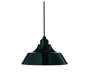 Dyberg Larsen 6124 - Lámpara colgante Memento, color negro, parte superior negra, rosca Edison E27, 70W