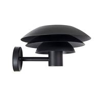 Dyberg Larsen aplique de exterior DL25 negro Ø 25 cm